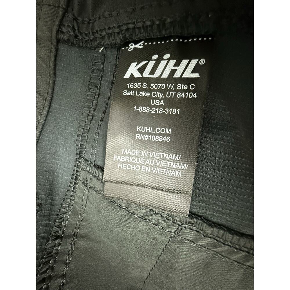 Kuhl Silencr Pants Mens 40x34 Black Ripstop Hiking Trekking 5166 - Picture 6 of 11